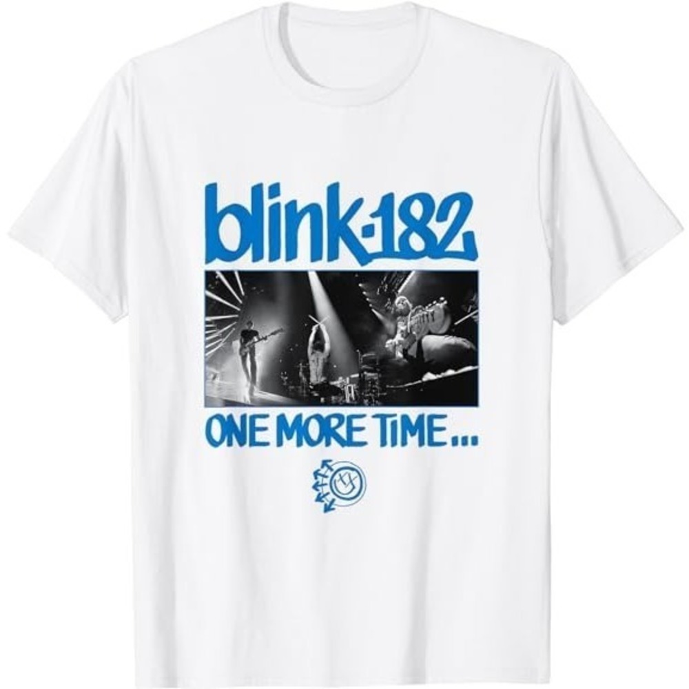 Blink 182 One More Time Photo 2 Sided T-Shirt